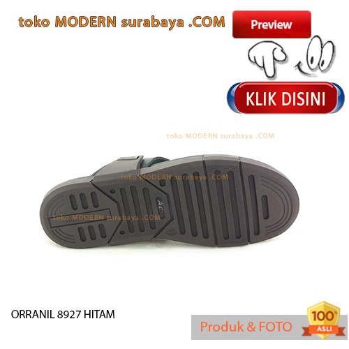 ORRANIL 8927 HITAM sendal flat pria jepit casual flip flop