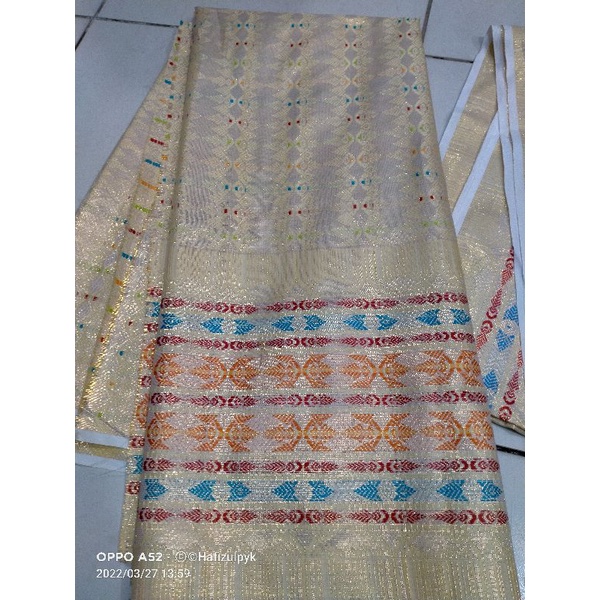 SONGKET MESIN (SONGKET THAILAND) SARUNG+SLENDANG