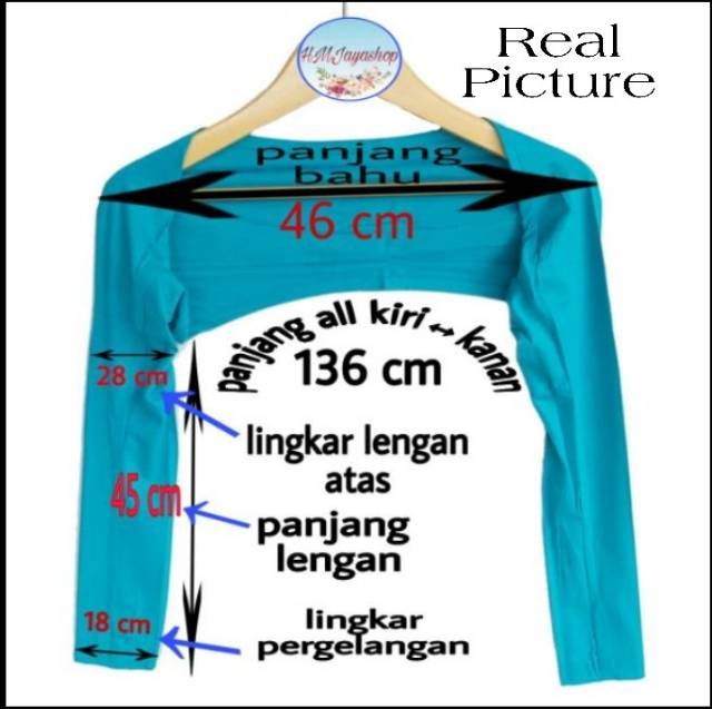 Manset Tangan  Sambung Premium Manset Bolero Warna Basic