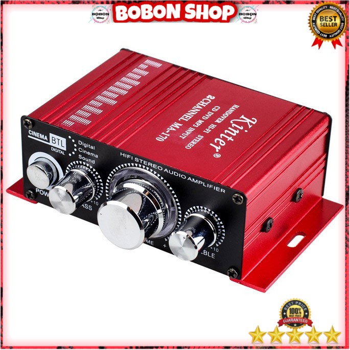 Jual Kinter Amplifier Speaker 2 Channel 20W - MA-170 - Red Indonesia ...