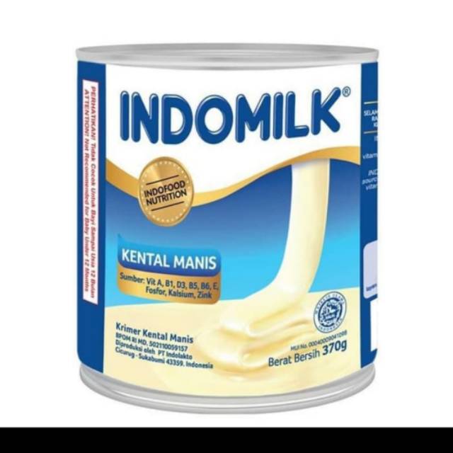 

Indomilk Susu Kental Manis Kaleng 370 Gram