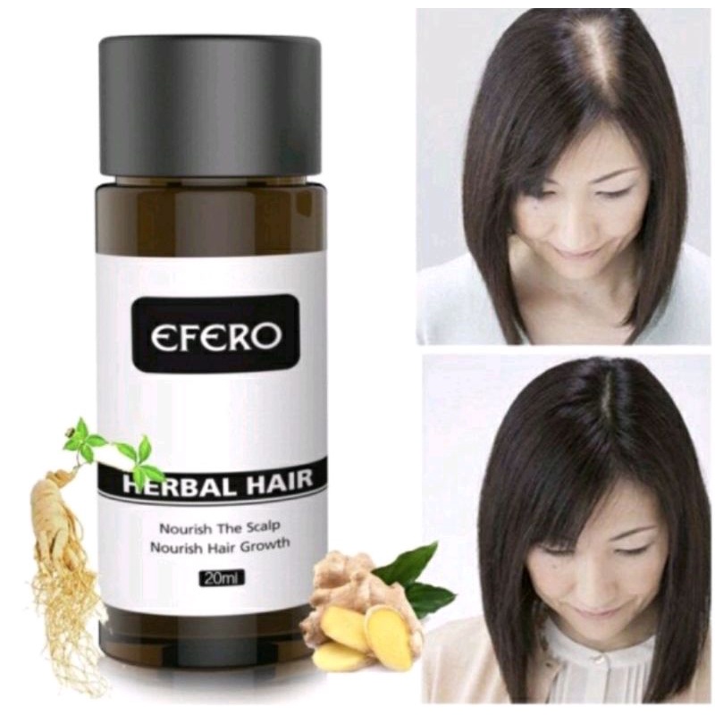 Efero Penumbuh Rambut / Jambang /  Brewok / Alis /Jenggot / Kumis / Efero Hair Growth Essential Oil