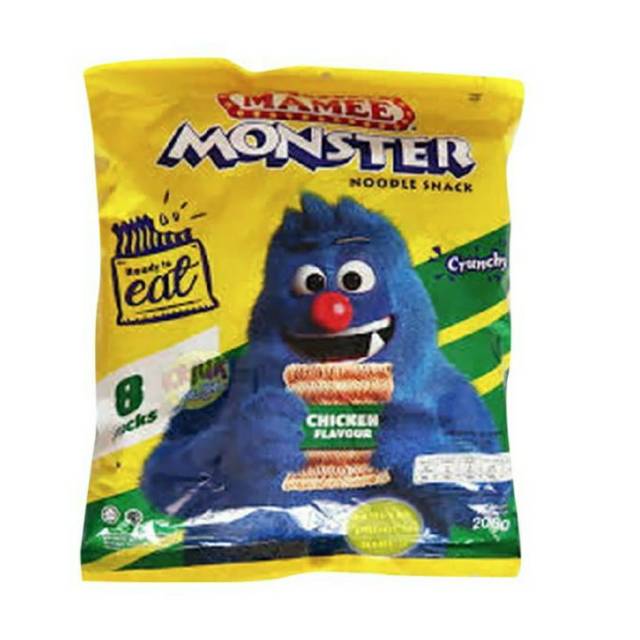 

Mamee Monster rasa ayam/ Mie kremes isi 8pc mame