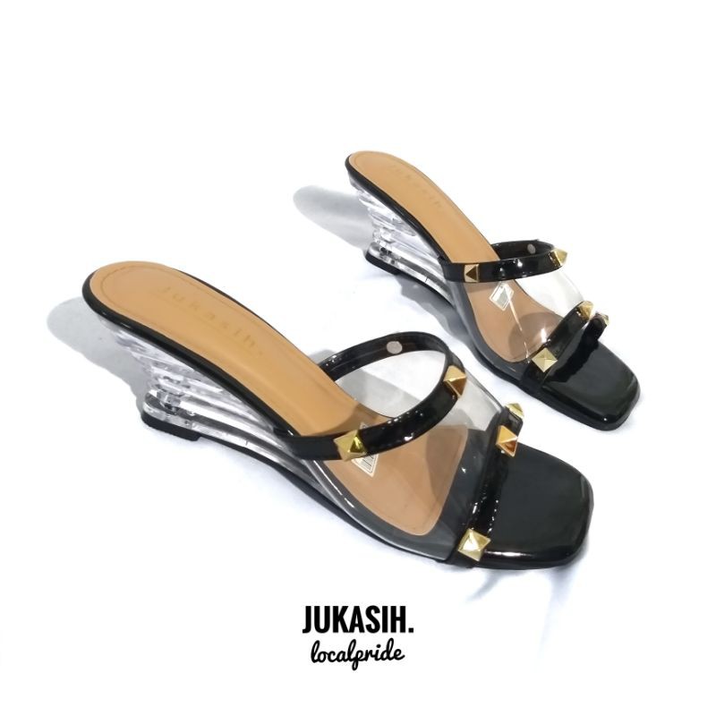 JUKASIH - RESY Sepatu hak peep toes wanita