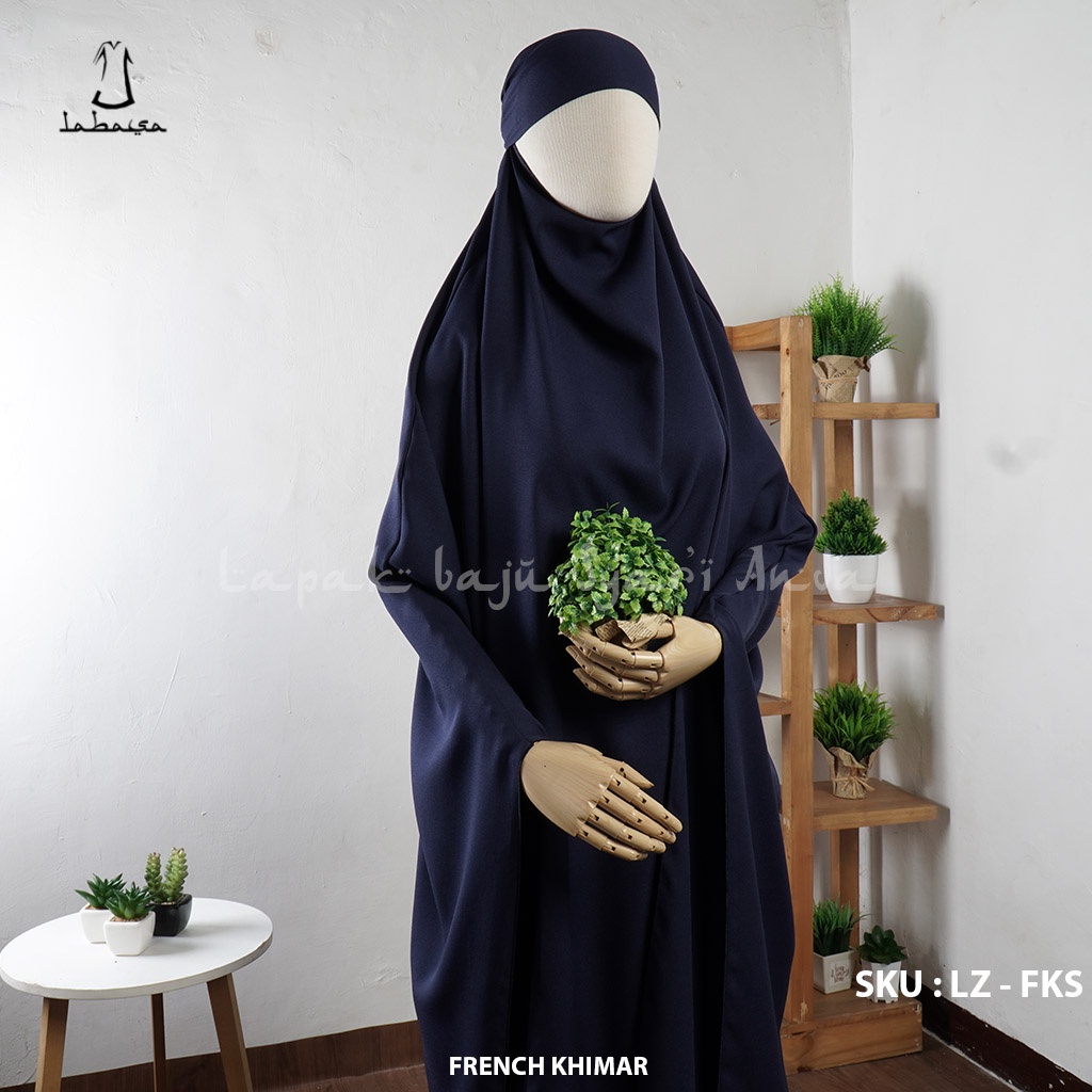 French Khimar Jumbo Square Handsplit Labasa Ori | French Hijab | Fashion Muslim