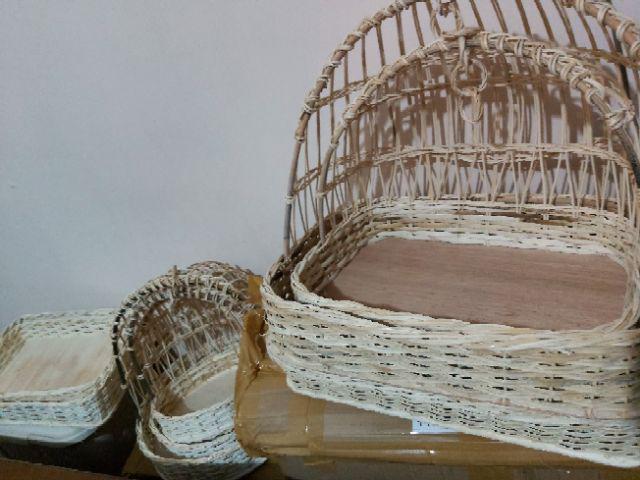 Keranjang Rotan Paket Hantaran Nikah Seserahan Lamaran Gratis Ongkir
