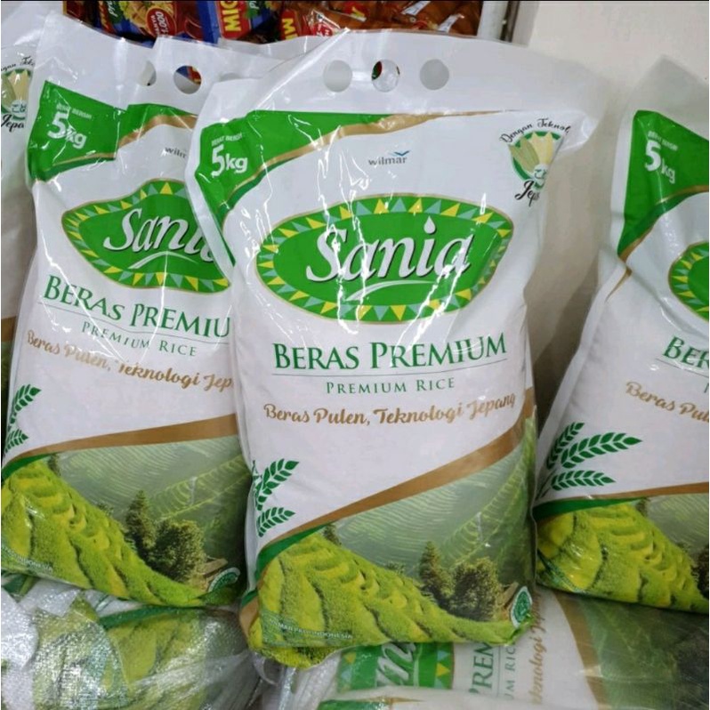 Jual Beras Sania Kg Beras Premium Grab Gojek Only Indonesia Shopee Indonesia