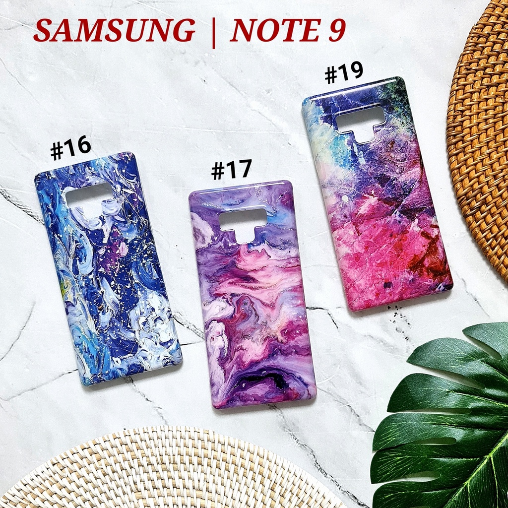 CASE 5G / 5S  V15  A59 / F1S  F11 PRO  S10  S10 PLUS  M10  M20  NOTE 9 - PAINTING GLITER Soft Marble