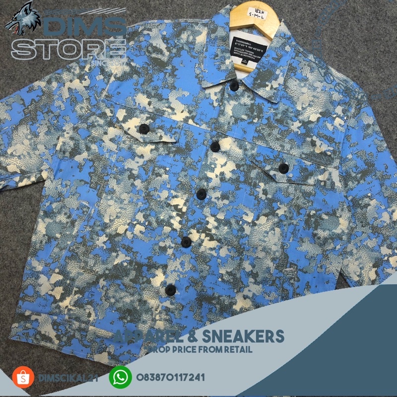 Jacket Camo Blue Sky Thanksinsomnia UNISEX