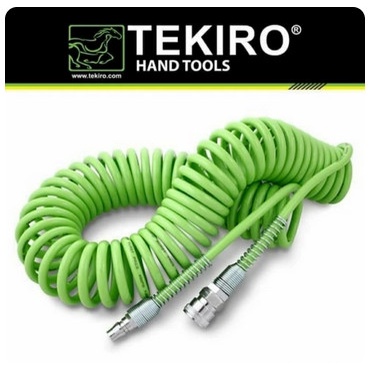 Selang Spiral Kompresor Tekiro / Selang Recoil / Recoil Hose 6M 9M 12M