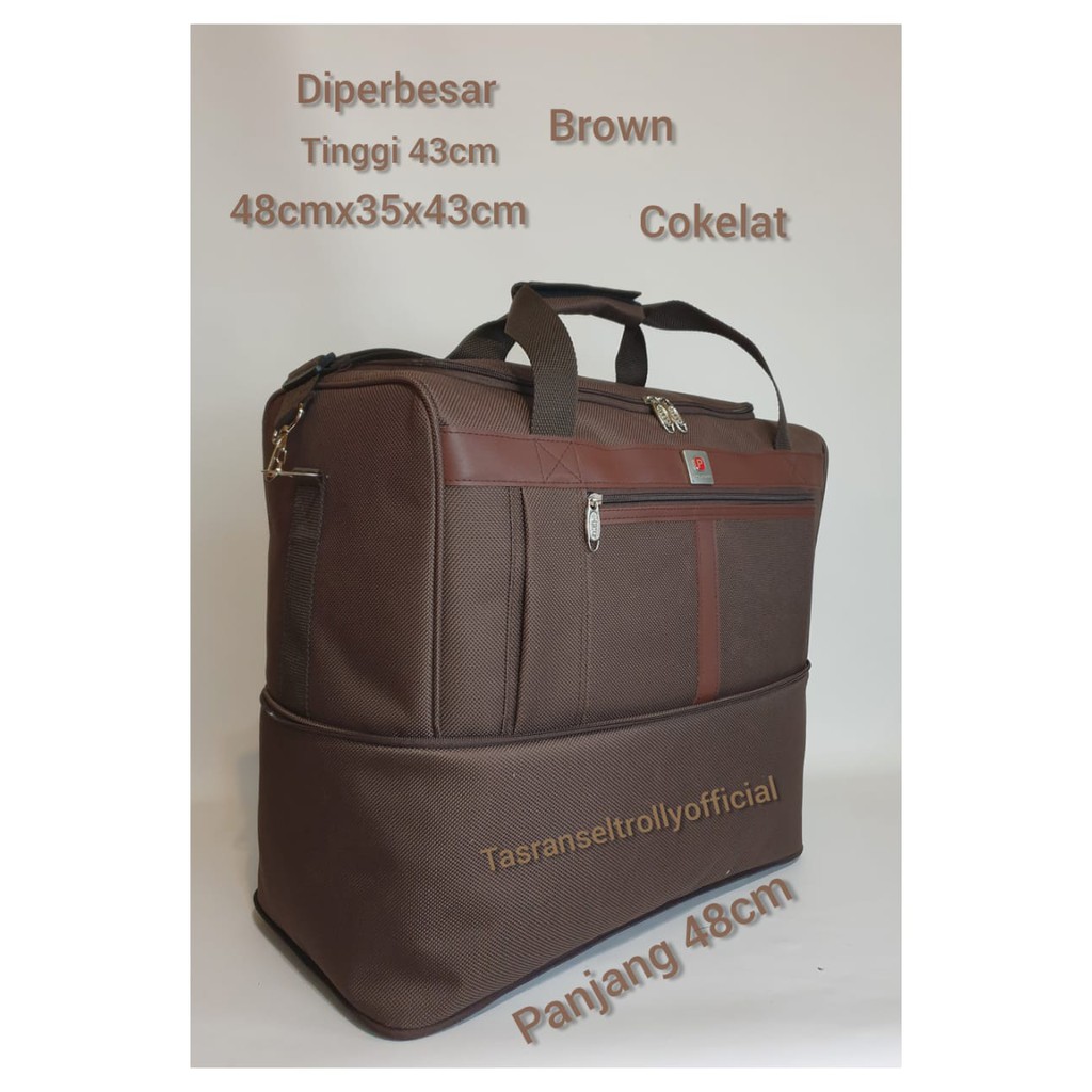 Tas Pakaian Travel Bag Polo Interclub 48x25x26cm up 43cm 100%original