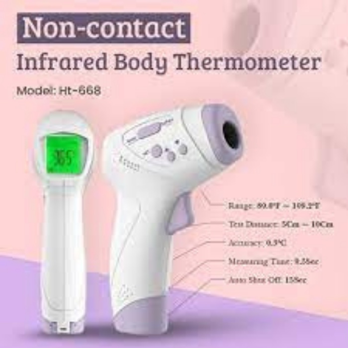 Thermometer digital infrared HT668 NON CONTACT ADA SERTIFIKAT UJI LAB MURAH