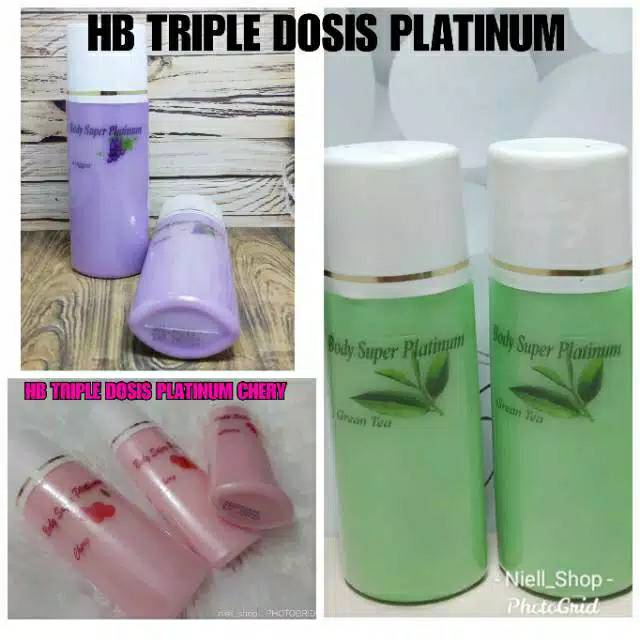 LOTION PLATINUM / HB TRIPLE DOSIS PLATINUM / HB DOSTIN AROMA GREEN