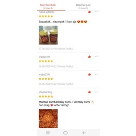 

Trend - Sambal baby cumi 190 gram ,,