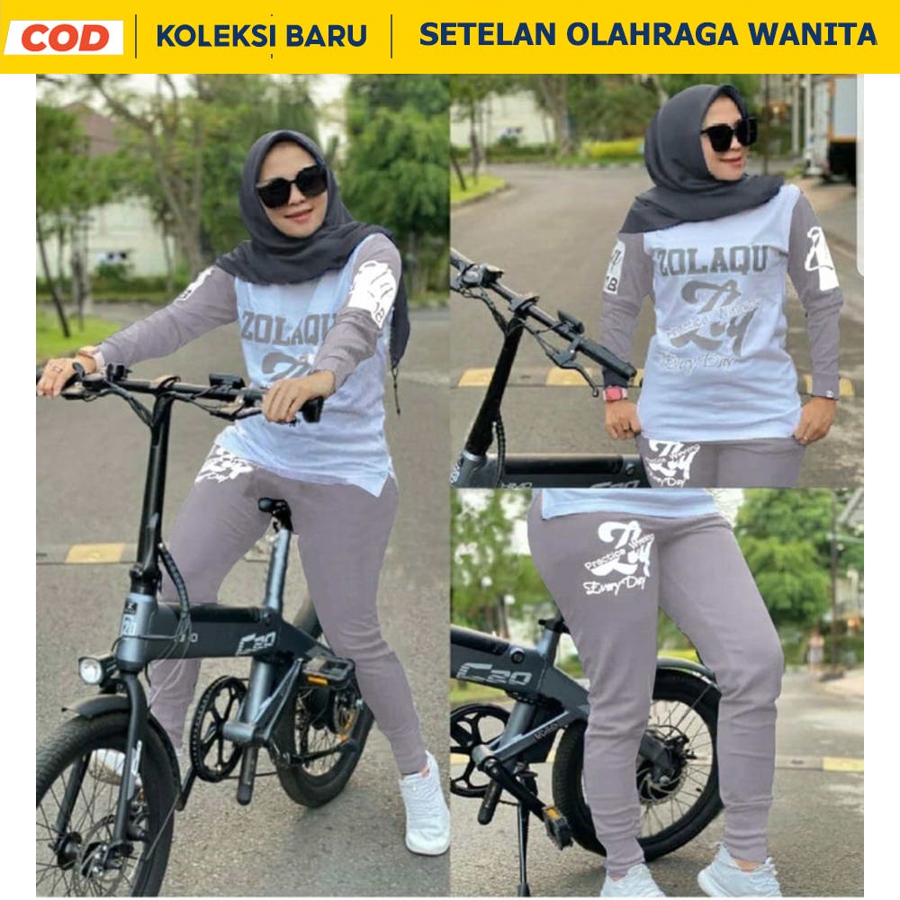 Setelan Baju Olahraga Sepeda Stelan Muslim Olahraga Muslimah Baju Olahraga Wanita I 6474241 3970114 Shopee Indonesia