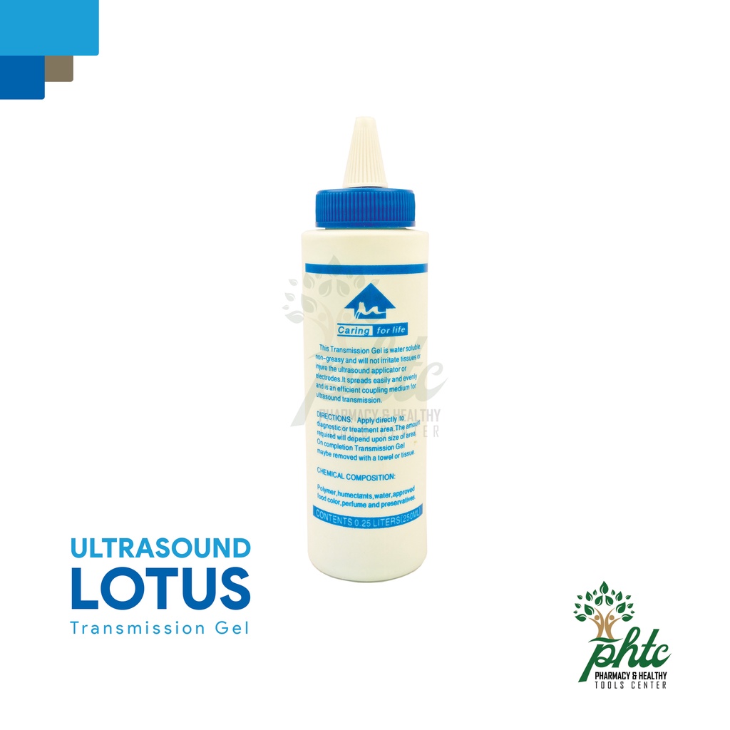 LOTUS Ultrasound Gel 250ml l USG Gel Jelly Doppler 250 ml