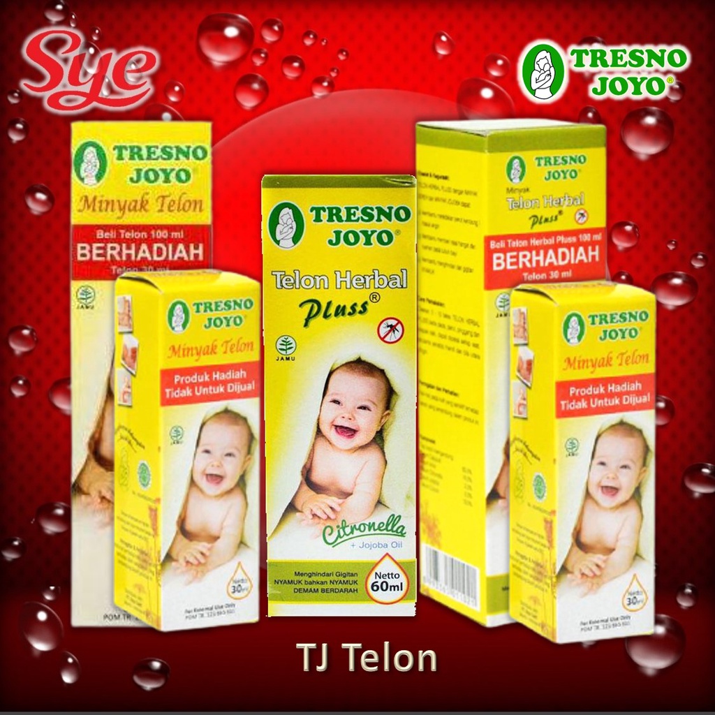 BPOM TRESNO JOYO TELON 100 ML BONUS 30ML / MINYAK TELON TRESNOJOYO / SYE