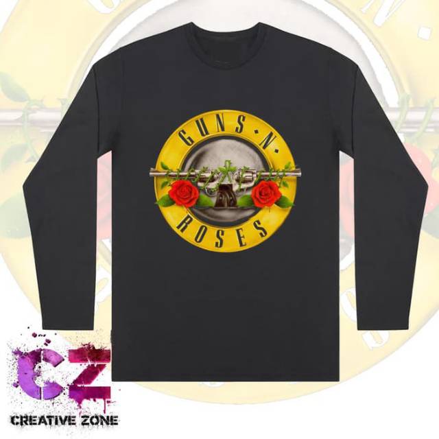 Kaos GUNS N ROSES LENGAN PANJANG | Kaos Musik | Kaos Distro | Kaos Lengan Panjang | Kaos Cowok Cewek