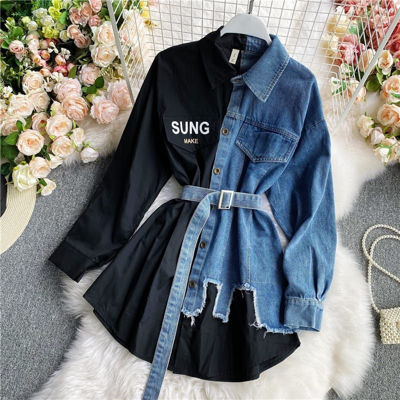 SUNG MAKE TOP (READY STOK)/ Atasan wanita / KOREAN STYLE - baju kekinian