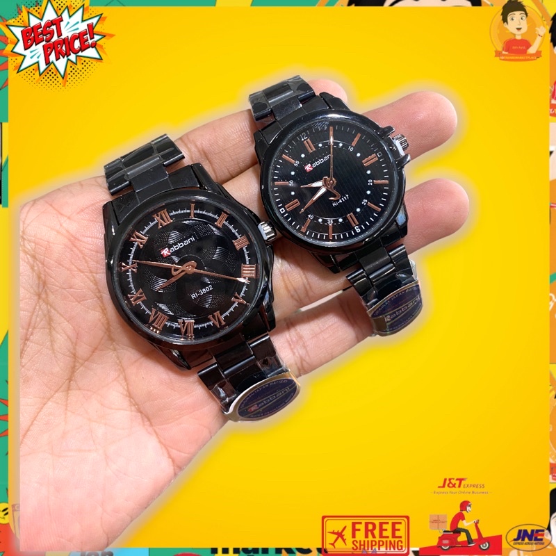 Rabbani 7522 Jam Tangan Couple Original Premium Anti Air