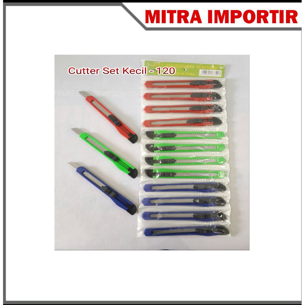 

Cutter Kecil 120 / Pisau Kecil / Cutter Termurah / Pemotong