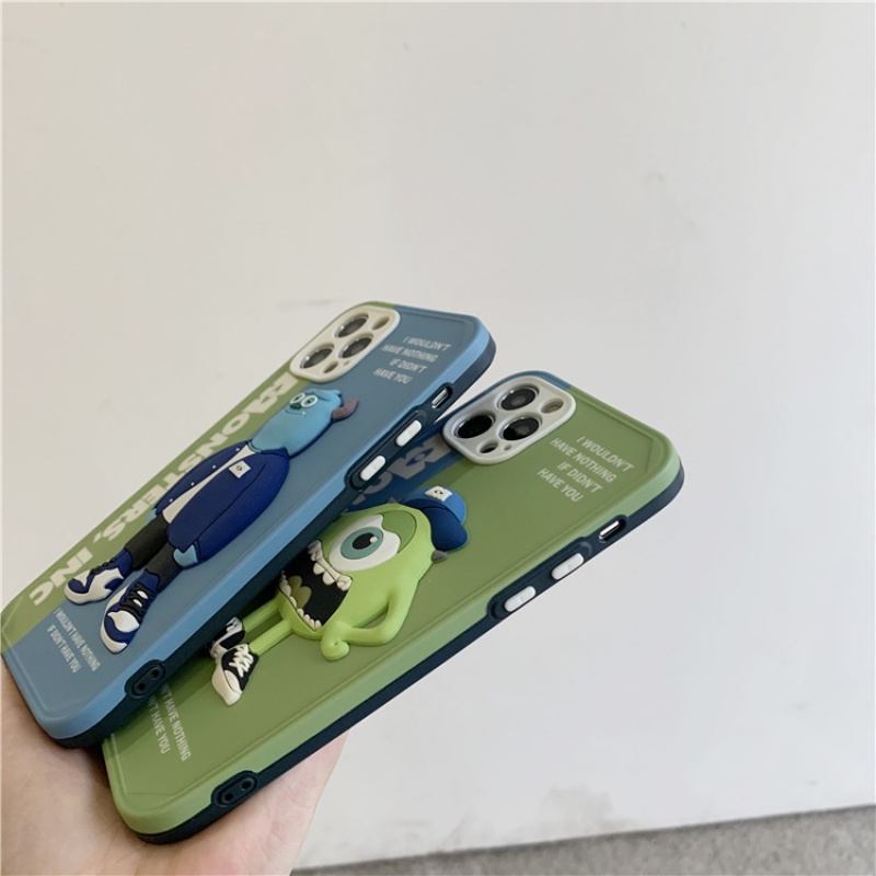 Soft case Silikon TPU Motif Monster University Untuk iphone 13 12 11 Pro Max XS XR 8plus 12pro12pro Max