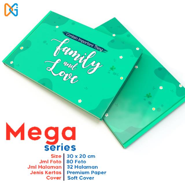 

Photobook Soft Cover isi 80 photo 32 halaman