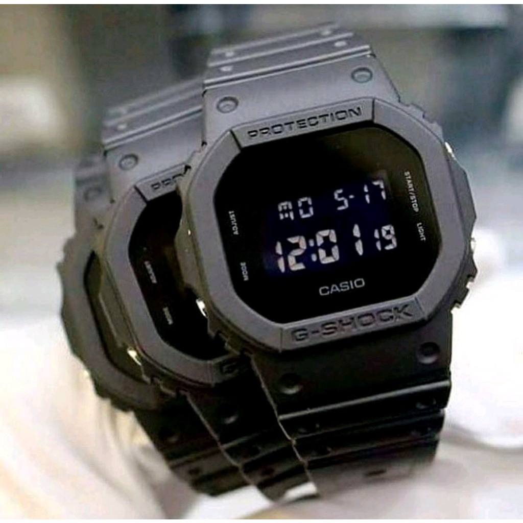 Jam Tangan Pria Wanita G Shock DW5600 Digital LED Murah Sporty Keren Elegan Free Tas &amp; dompet COD