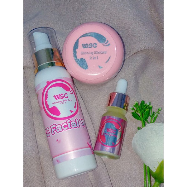 PAKET LENGKAP SKINCARE WSC ✨ORI BPOM✔️