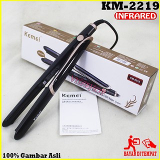 Catokan Rambut Infrared Kemei KM 2219 Catok Rambut 2 in 1 Catokan Rambut Infrared Kemei KM 2219 Catok Rambut 2 in 1
