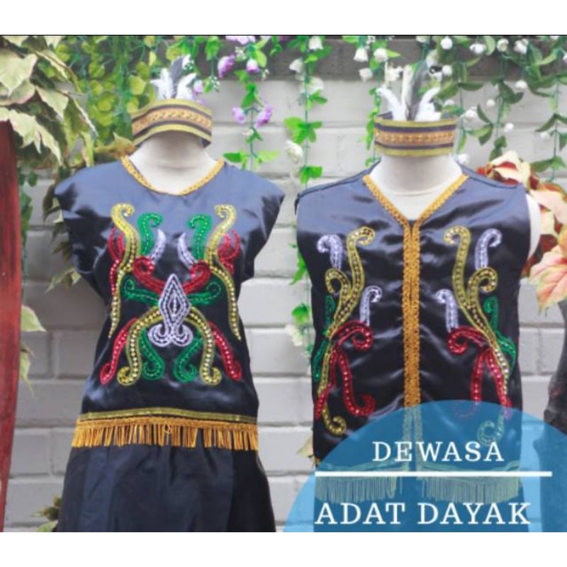 baju adat dayak // Kalimantan dewasa M / L / XL / XXL