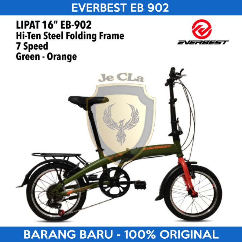 Sepeda Lipat EVERBEST EB 902 By PACIFIC 16 Inch 7 Speed Murah