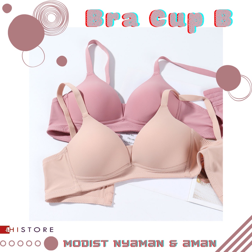 [HI] Bra BH Fashion Wanita Cup 3/4B Bra wanita Premium BH Busa Tipis Tanpa Kawat Sangat Nyaman 228