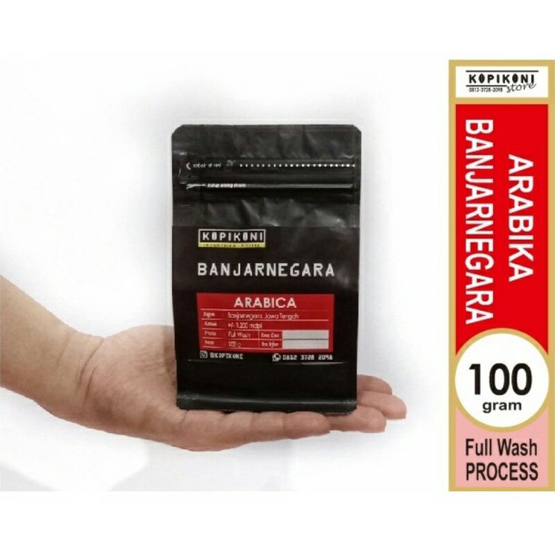 

KOPI ARABIKA BANJARNEGARA 100gr - Full Wash Process - KOPIKONI