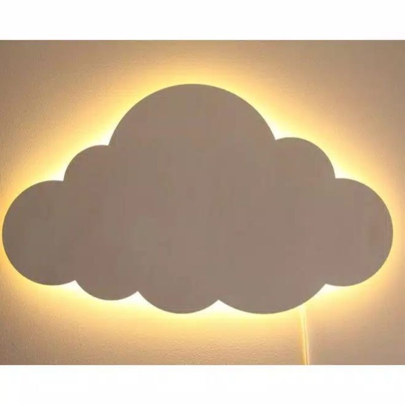 Lampu tidur awan, lampu aesthetic, hiasan dinding, lampu hias, kado unik-1