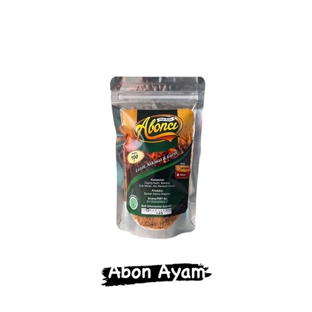 

Abon Ayam ABONCI 100 gram HALAL Original Pedas