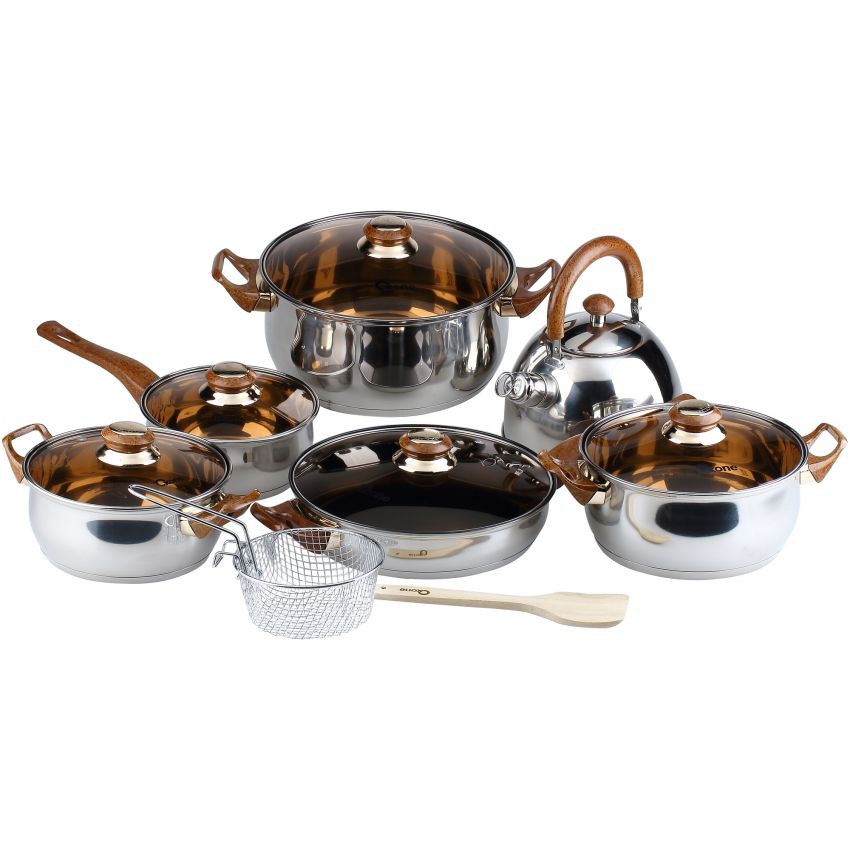 Oxone OX-933 Panci Eco Cookware Set 12+2 Pcs