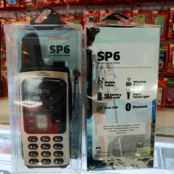 Evercoss SP6 Walkie Talkie - Baru - Garansi Resmi - Kuning - Hitam