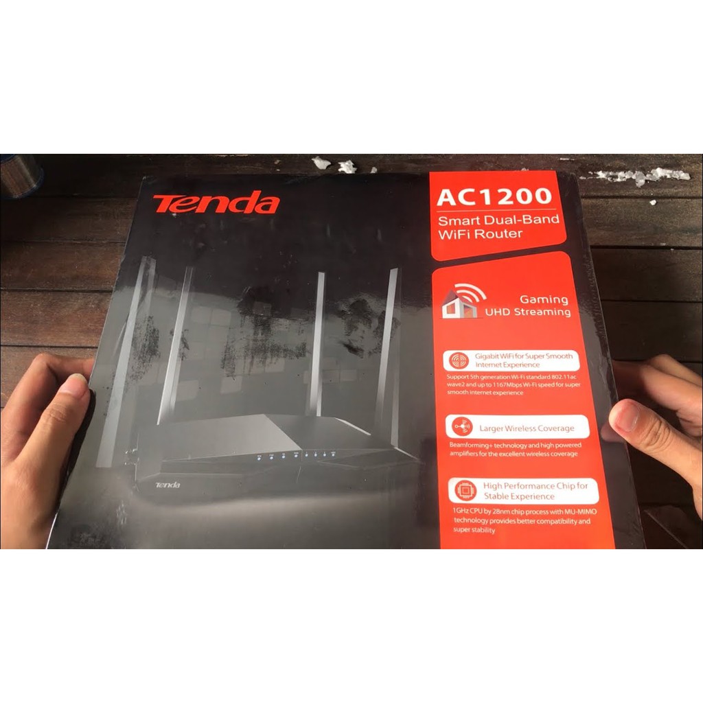 router TENDA AC6 - AC1200 Smart Dual-Band WiFI Router