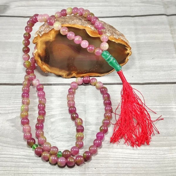 Tasbih Natural Batu Alam Ruby Tanzania Asli Original