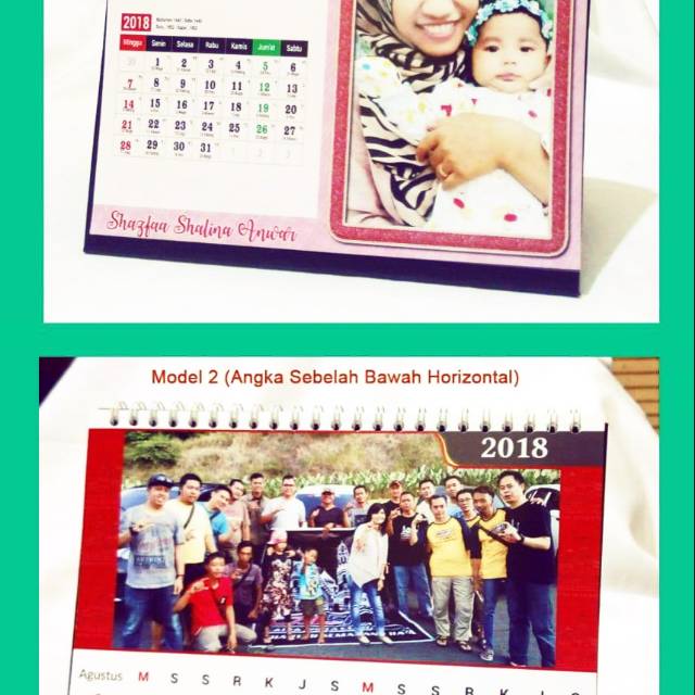 

Kalender pake foto pribadi