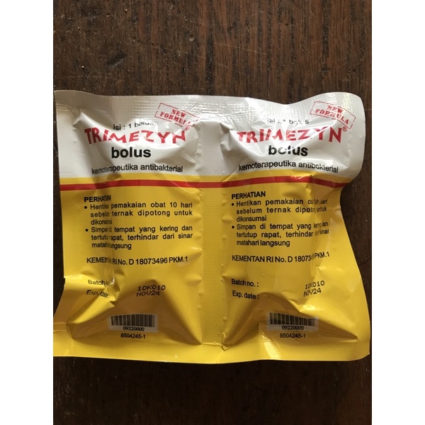 Trimezyn Bolus (isi 2 bolus)