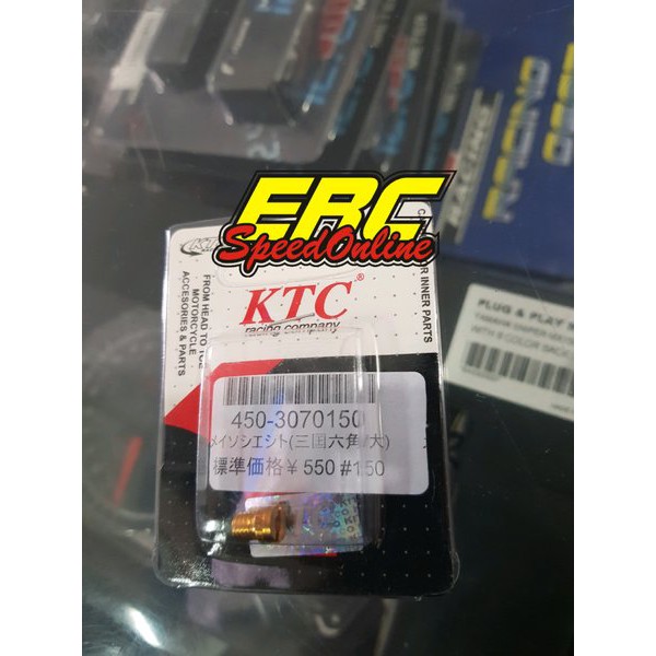 MAIN JET KTC PE 28 - TIGER UKURAN 92 SAMPAI 165 RACING ORIGINAL ORI