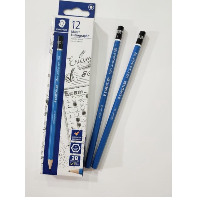 

✿ Pensil Staedtler 2B Mars Lumograph (LUSIN) ♥