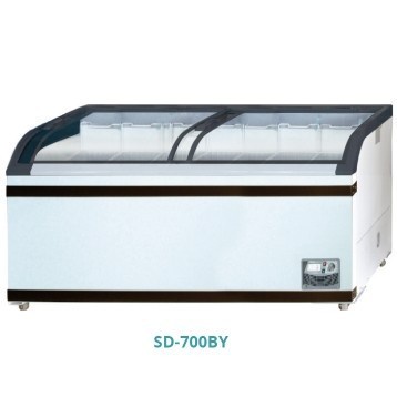 GEA SLIDING CURVE GLASS BOX/CHEST FREEZER 700 LITER SD-700BY