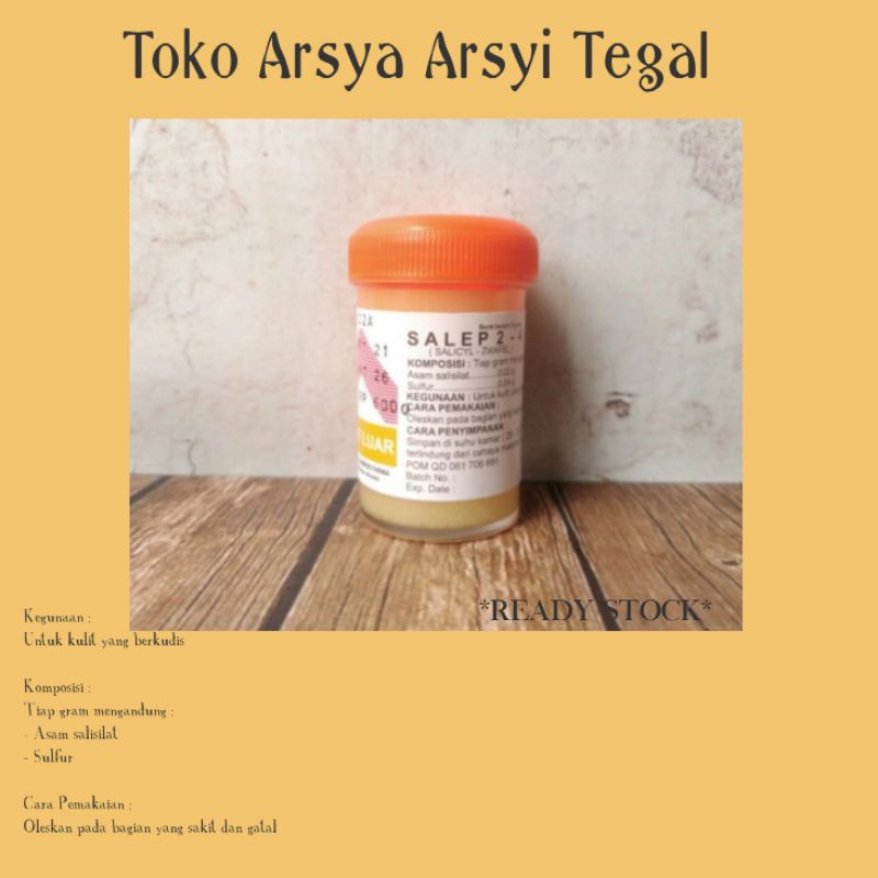 Salep Belerang Sulfur 24 - Untuk Kulit Kudis jamur gatal murah dan manjur