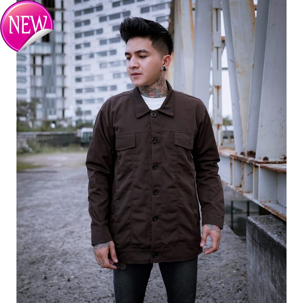 JAKET PRIA - JAKET CASUAL - SEMI PARKA - TRUCKER - JAKET SEMI PARKA LOOXY - JAKET CANVAS - JAKET LXY