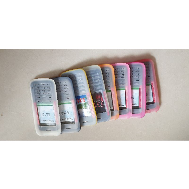 soft jacket silikon case nokia 5310 dua warna
