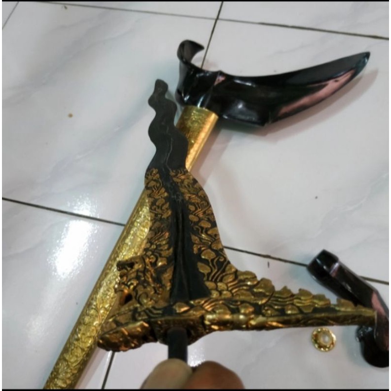 Keris Singo Barong Luk 7 Kinatah Kamarogan Kamardikan