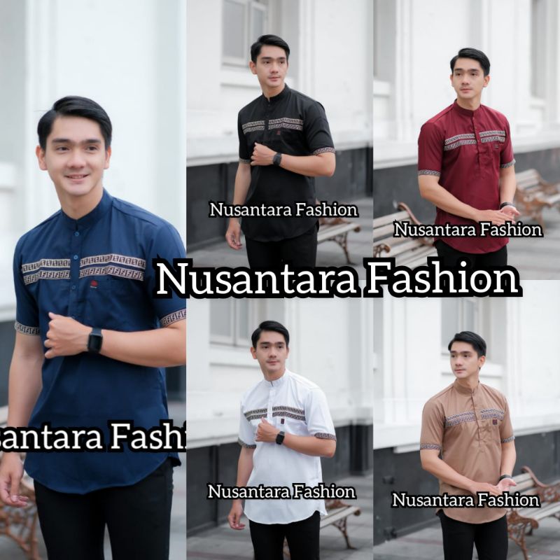 Baju Koko Dewasa Baju Koko Fashion Muslim 2022 SIZE ML XL XXL-1